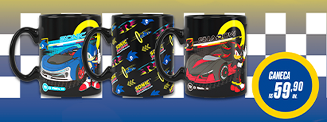Caneca Sonic Racing: CrossWorlds