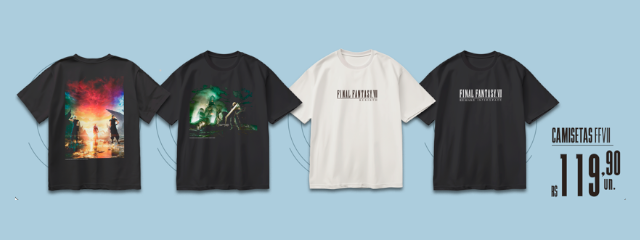 Camisetas Final Fantasy VII Rebirth