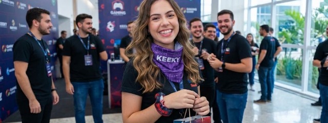 Visite nosso estande e ganhe brindes exclusivos KEEKY!