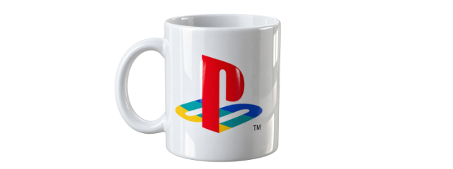 Caneca Branca PlayStation