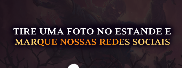 Tire foto do estante e nos marque nas redes sociais para ganhar adesivos exclusivos!