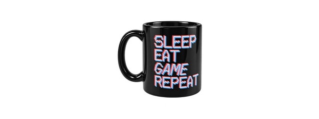 Caneca Sleep, Eat, Game, Repeat - BGS26